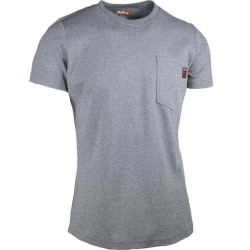 PIP 385-FRSSW-GR-S, PIP®, AR/FR Women's Short Sleeve T-Shirt, FR Clothing, Gray, S